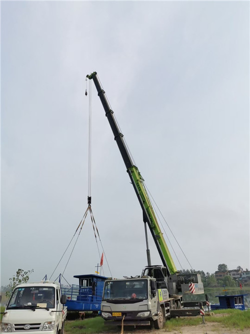 兴庆区桥梁建设吊装案例